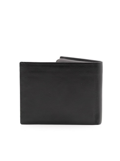 ROUND Geldb&ouml;rse aus Leder dunkelbraun - Brieftaschen Herren