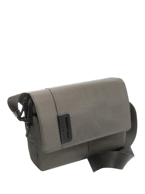 CAMPIONARIO - P16  Kleiner Messenger aus Leder und Stoff NOBEL - Arbeitstaschen