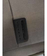 PIQUADRO CAMPIONARIO - P16  Kleiner Messenger aus Leder und Stoff NOBEL - Arbeitstaschen - 3