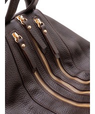 LESAC TRIO  Rucksack aus geh&auml;mmertem Leder Kaffee25 - Damentaschen - 8