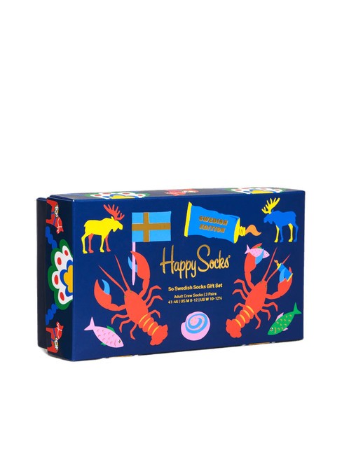 SO SWEDISH Geschenkset mit 3 Paar Socken Wei&szlig; - Damenstr&uuml;mpfe