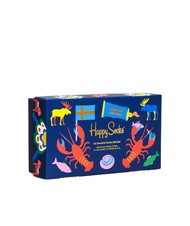 HAPPY SOCKS SO SWEDISH Geschenkset mit 3 Paar Socken Wei&szlig; - Damenstr&uuml;mpfe - 5