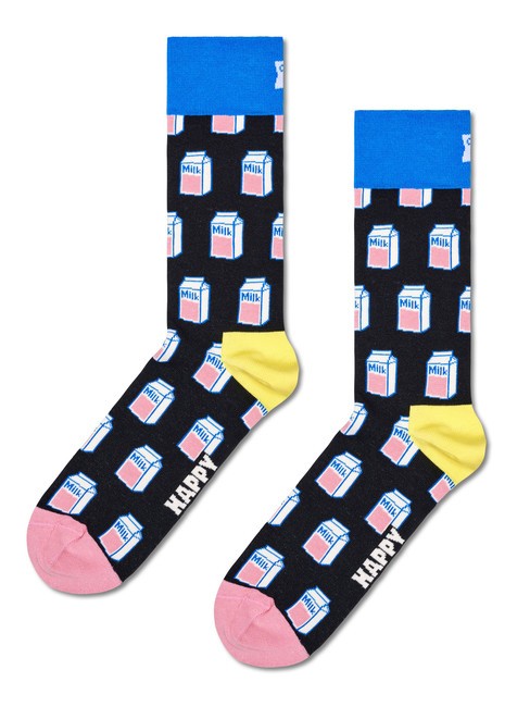 MILK CARTON Geschenkset mit 4 Paar Socken Wei&szlig; - Unisex-Socken