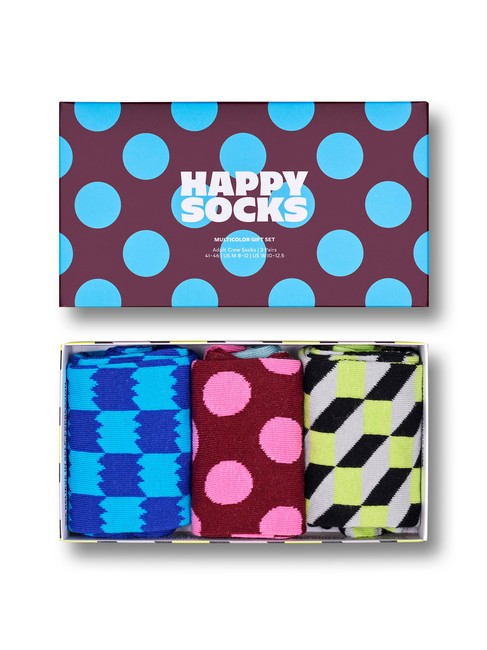 MULTICOLOR Geschenkset mit 3 Paar Socken Marine - Unisex-Socken