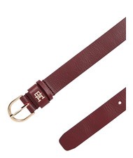 TOMMY HILFIGER ESSENTIAL EFFORTLESS Hergestellt in Italien Lederg&uuml;rtel Ochsenblut - G&uuml;rtel - 3