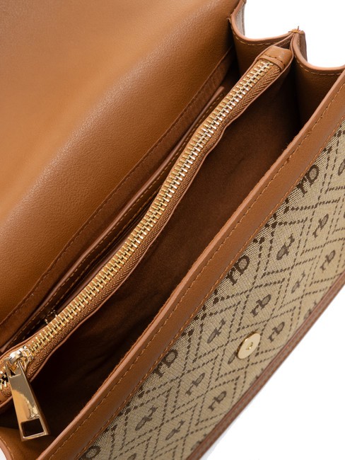 FRIDA Umh&auml;ngetasche aus Jacquard-Stoff nat&uuml;rlich - Damentaschen