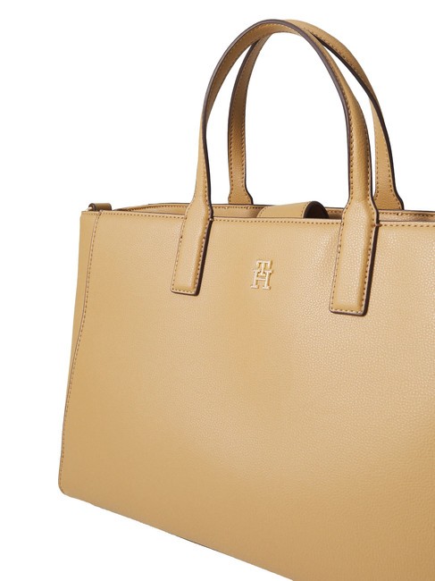 TH SOFT LOGOTAPE Handshopper mit Schultergurt Safari-Leinwand - Damentaschen