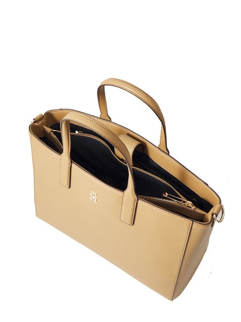 TH SOFT LOGOTAPE Handshopper mit Schultergurt Safari-Leinwand - Damentaschen