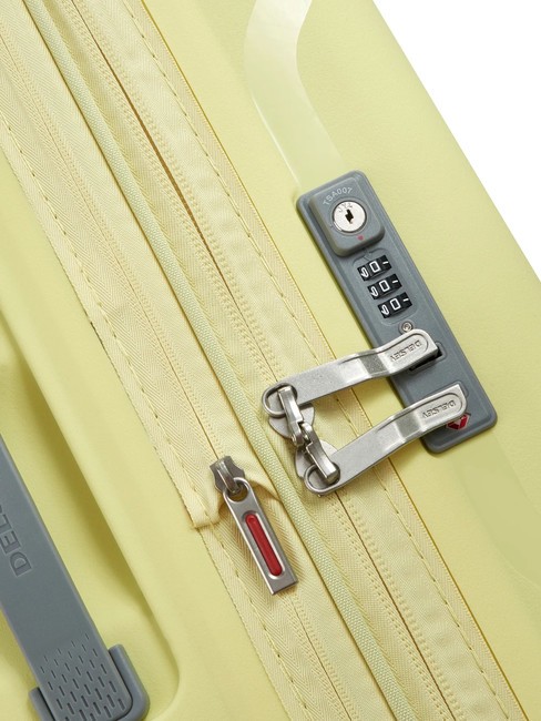 CLAVEL MR  Mittelgro&szlig;er Trolley, erweiterbar hellgelb - Harte Trolleys