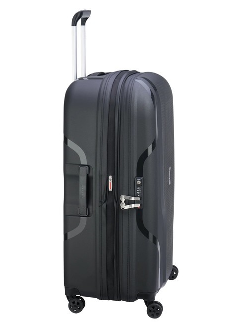 CLAVEL MR  Gro&szlig;er, erweiterbarer Trolley Schwarz - Harte Trolleys