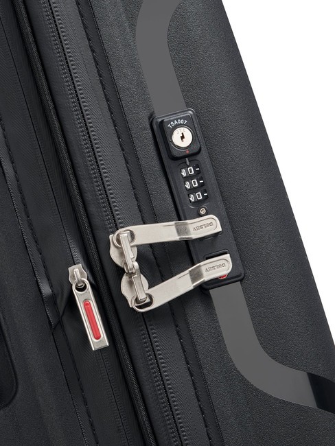 CLAVEL MR  Gro&szlig;er, erweiterbarer Trolley Schwarz - Harte Trolleys