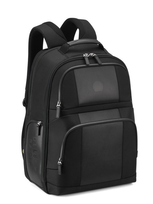 WAGRAM Nylon-Rucksack f&uuml;r 17,3"-Laptop Schwarz - PC-Rucks&auml;cke