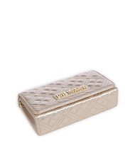 LOVE MOSCHINO QUILTED Clutch mit Kettenschulterriemen Gold - Damentaschen - 5