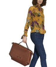 THE BRIDGE UNICA  Hand-/Umh&auml;ngetasche aus Leder BRAUN - Damentaschen - 5