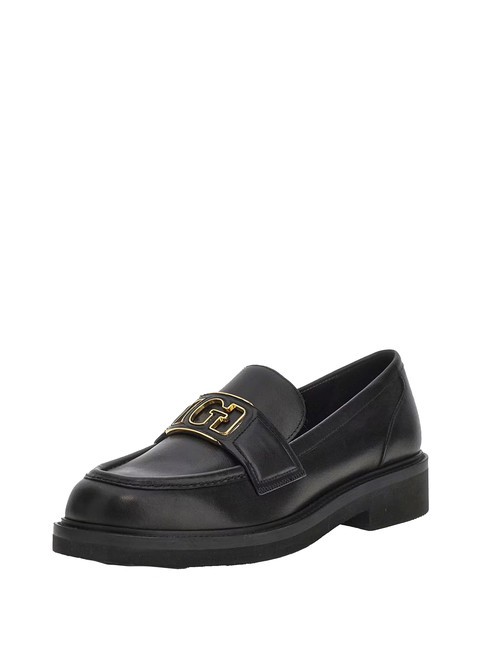 SHUTTLE  Mokassins aus Leder SCHWARZ - Damenschuhe