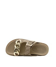 GUESS FATEMA2 Sandalen Beige / Braun - Damenschuhe - 5