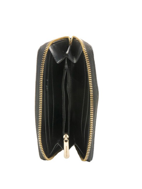 CLAIR Mittelgro&szlig;e Geldb&ouml;rse mit umlaufendem Rei&szlig;verschluss Schwarz - Brieftaschen Damen