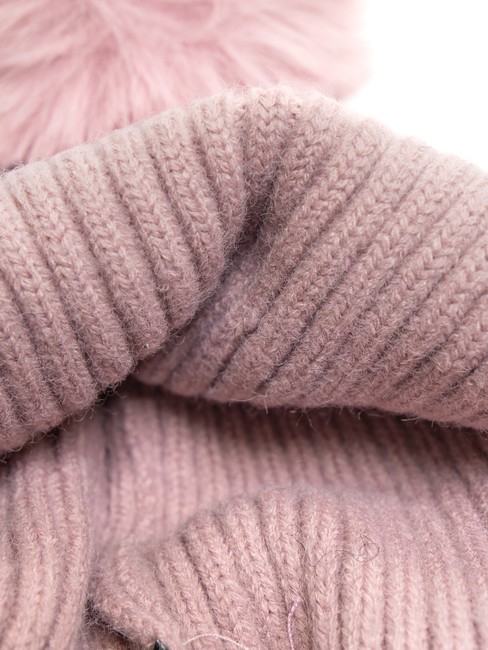 PON PON Kappe mit Manschette lila - M&uuml;tzen/H&uuml;te