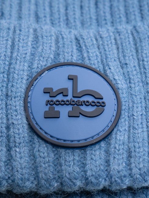 PON PON Kappe mit Manschette blau - M&uuml;tzen/H&uuml;te