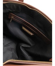 ROCCOBAROCCO FRIDA Einkaufstasche aus Jacquard-Stoff Schokolade - Damentaschen - 5