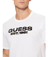 GUESS SS BSC VELVET LOGO  Baumwoll-T-Shirt purwei&szlig; - Herren-T-Shirts - 3