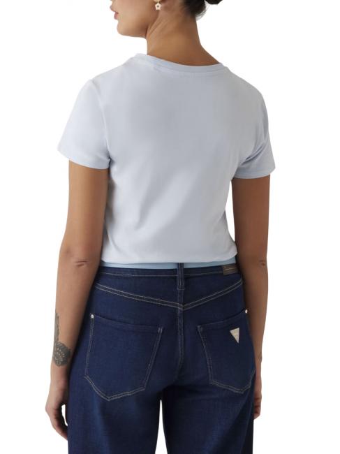 SS SCRIPT LACE LOGO EASY  Baumwoll-T-Shirt Atemwege blau - T-Shirts und Tops f&uuml;r Damen