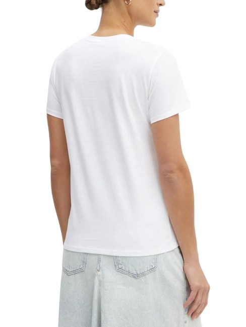 SS SCRIPT LACE LOGO EASY  Baumwoll-T-Shirt purwei&szlig; - T-Shirts und Tops f&uuml;r Damen