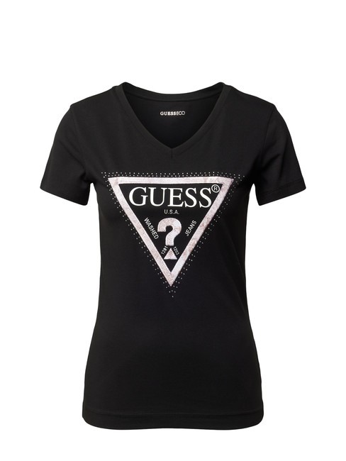 SS VN PYTHON TRIANGLE Kurzarm-T-Shirt jetbla - T-Shirts und Tops f&uuml;r Damen