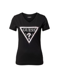 GUESS SS VN PYTHON TRIANGLE Kurzarm-T-Shirt jetbla - T-Shirts und Tops f&uuml;r Damen - 4