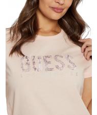 GUESS SS CN PYTHON Baumwoll-T-Shirt sanftes Rosa - T-Shirts und Tops f&uuml;r Damen - 3