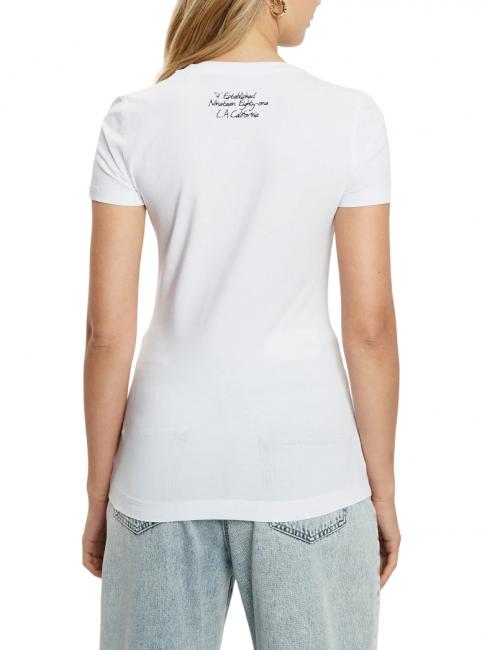 SS CN TRIANGLE FLOWER Baumwoll-T-Shirt purwei&szlig; - T-Shirts und Tops f&uuml;r Damen