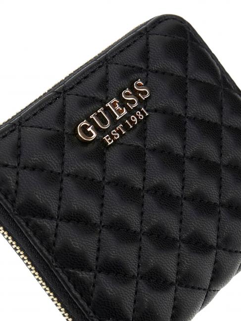 ECO RIANEE Kleine gesteppte Geldb&ouml;rse SCHWARZ - Brieftaschen Damen