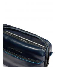 PIQUADRO BLUE SQUARE  iPad-Tasche mit Airpod-Tasche Blau - Umh&auml;ngetaschen Herren - 5