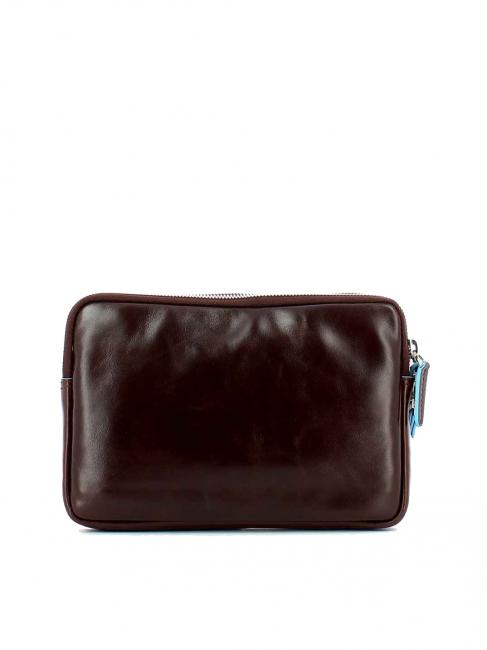 BLUE SQUARE Clutch aus Leder mit Manschette MAHAGONI - Umh&auml;ngetaschen Herren