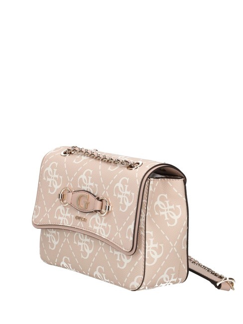 IZZY 4G Schulter-/Crossbody-Minitasche Sand-Logo - Damentaschen