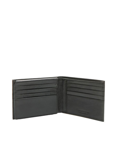 PLAIN Lederbrieftasche mit Klappe Schwarz - Brieftaschen Herren