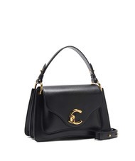 COCCINELLE C-ME CALF COCKER Kleine Ledertasche mit Schultergurt Schwarz - Damentaschen - 2