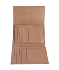 COCCINELLE METALLIC SOFT Bifold-Brieftasche aus geh&auml;mmertem Leder H&auml;ute - Brieftaschen Damen - 2