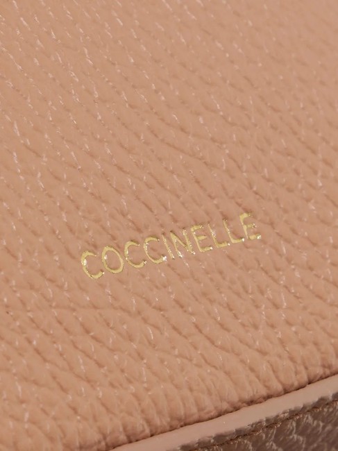 TEBE Schultertasche aus strukturiertem Leder H&auml;ute - Damentaschen