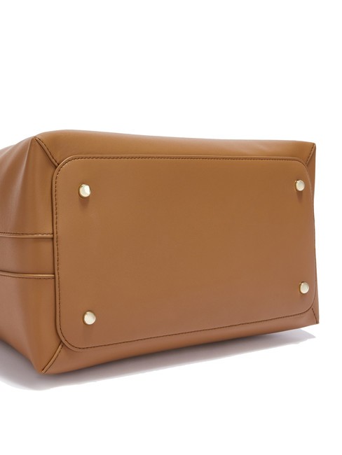 GOCCIA Umh&auml;ngetasche aus Leder Brandy - Damentaschen