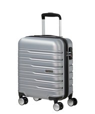 AMERICAN TOURISTER FLASHLINE Untersitzer-Trolley Himmelssilber - Handgep&auml;ck - 3