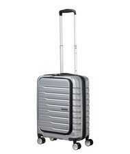 AMERICAN TOURISTER FLASHLINE Kabinentrolley mit 15,6-Zoll-Laptopfach Himmelssilber - Handgep&auml;ck - 9