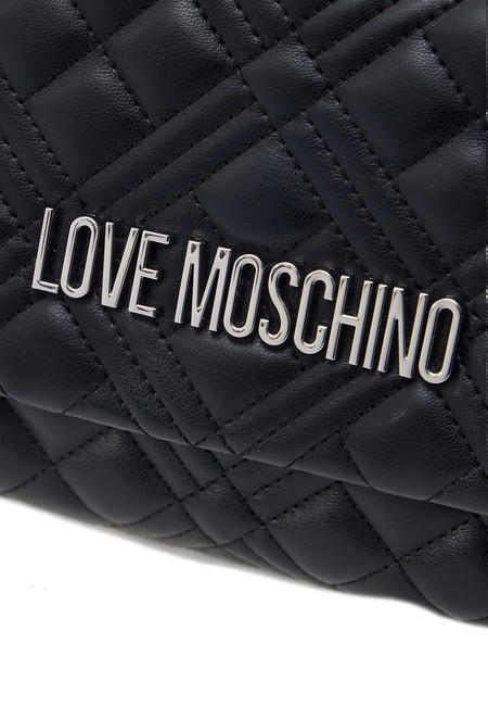 QUILTED Kleine Umh&auml;ngetasche Schwarz Schwarz - Damentaschen