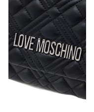 LOVE MOSCHINO QUILTED Kleine Umh&auml;ngetasche Schwarz Schwarz - Damentaschen - 3