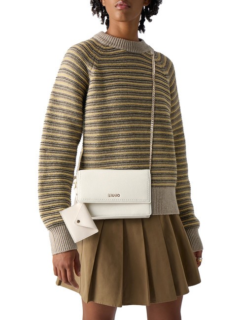 MANHATTAN Umh&auml;ngetasche mit Beutel Creme - Damentaschen