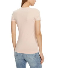 GUESS SS CN SHINY TRIANGLE  Baumwoll-T-Shirt sanftes Rosa - T-Shirts und Tops f&uuml;r Damen - 2