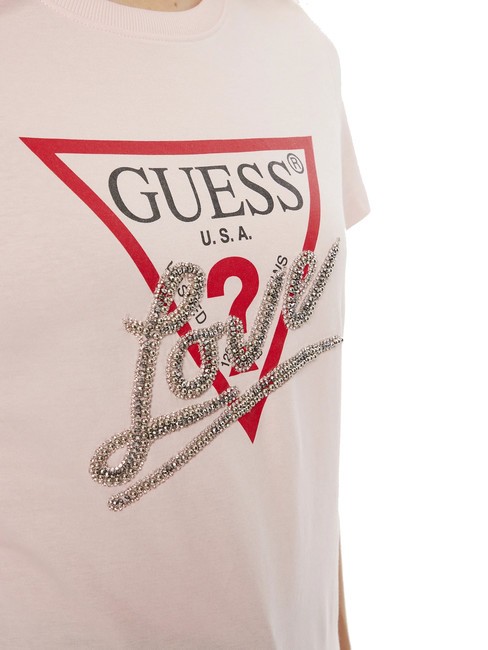 SS CN TRIANGLE LOVE Baumwoll-T-Shirt Zur&uuml;ckhaltendes Rosa - T-Shirts und Tops f&uuml;r Damen