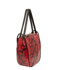 LESAC TRIO Rucksack aus St. Pythonleder rote Python - Damentaschen - 3