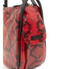 LESAC TRIO Rucksack aus St. Pythonleder rote Python - Damentaschen - 7