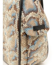 LESAC TRIO Rucksack aus St. Pythonleder graue Python - Damentaschen - 7